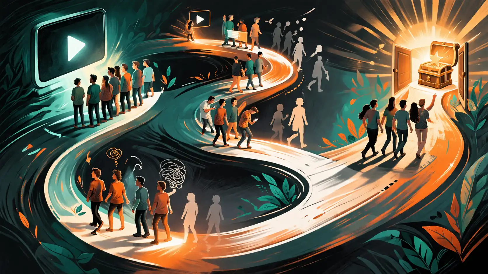 Retention throughout the video: why they see you at the beginning and then leave